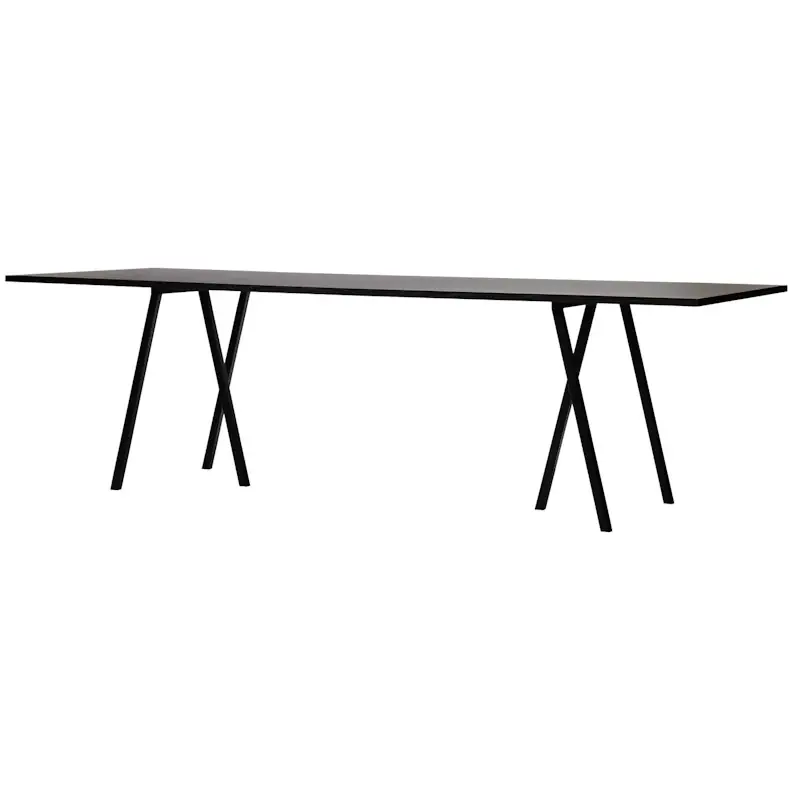 Kampanjpris Loop Stand Bord 200 cm, Linoleum / Svart