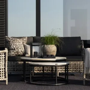 Anson satsbord charcoal 2-set Erbjudande