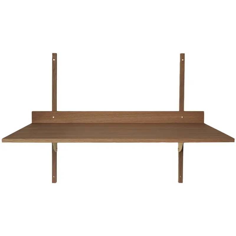 Kundfavorit Sector Skrivbord 87x45 cm, Rökt Ek/Mässing