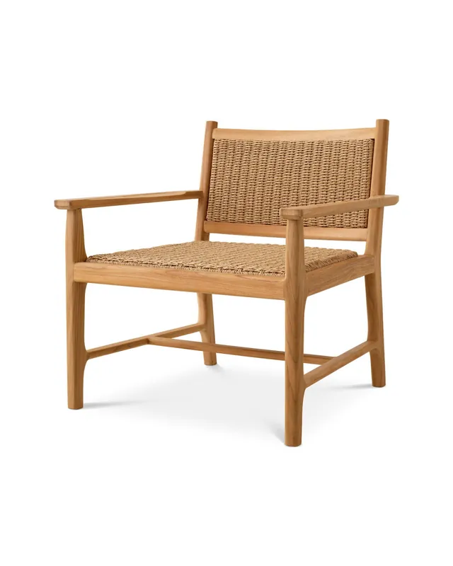 Pivetti fåtölj natural teak Expressleverans