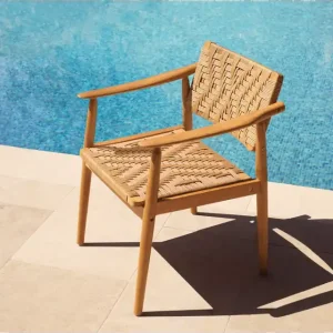 Coral Bay matstol natural teak 2-set Bästa pris