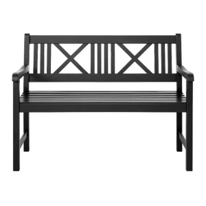 Rosenborg soffa svart 2-sits Billig