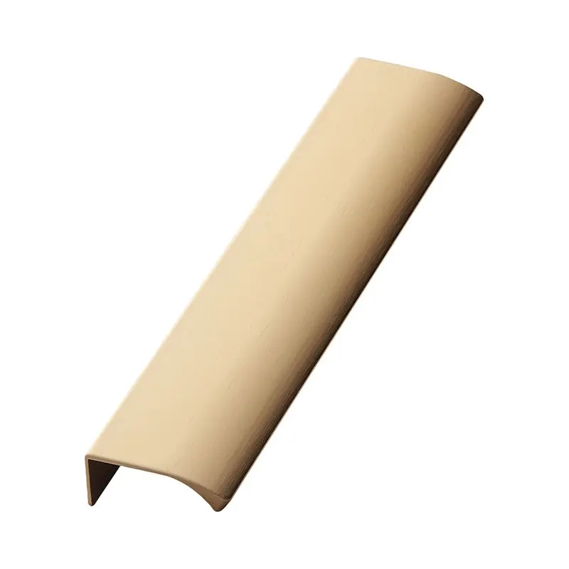 Snabb frakt Edge Straight Handtag 20 cm, Borstad Mässing