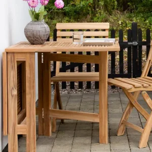 I lager Butterfly klaffbord teak