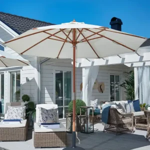 Capri parasoll off-white OUTLET Trygg betalning
