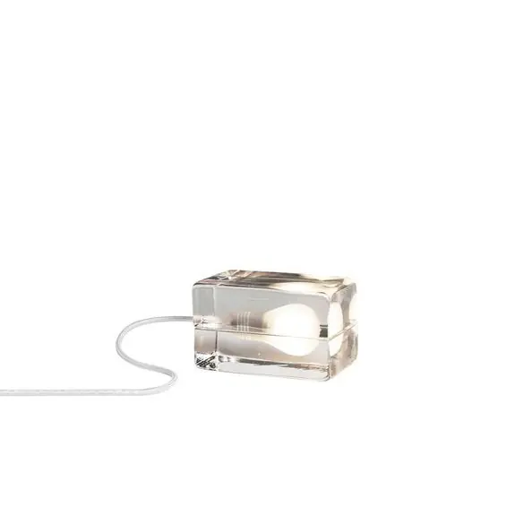 Block Lamp Bordslampa Vit Expressleverans