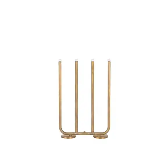 December Ljusstake 4 Råmässing Utförsäljning