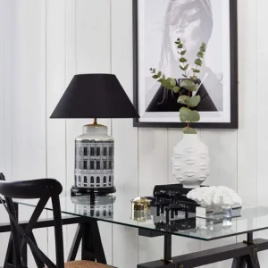 Populär Trestle skrivbord modern black