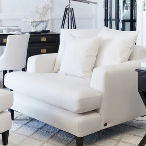 Bästa pris Los Angeles fåtölj 1,5-sits off-white