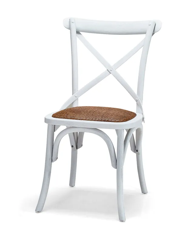Newport Cross matstol vit Outlet