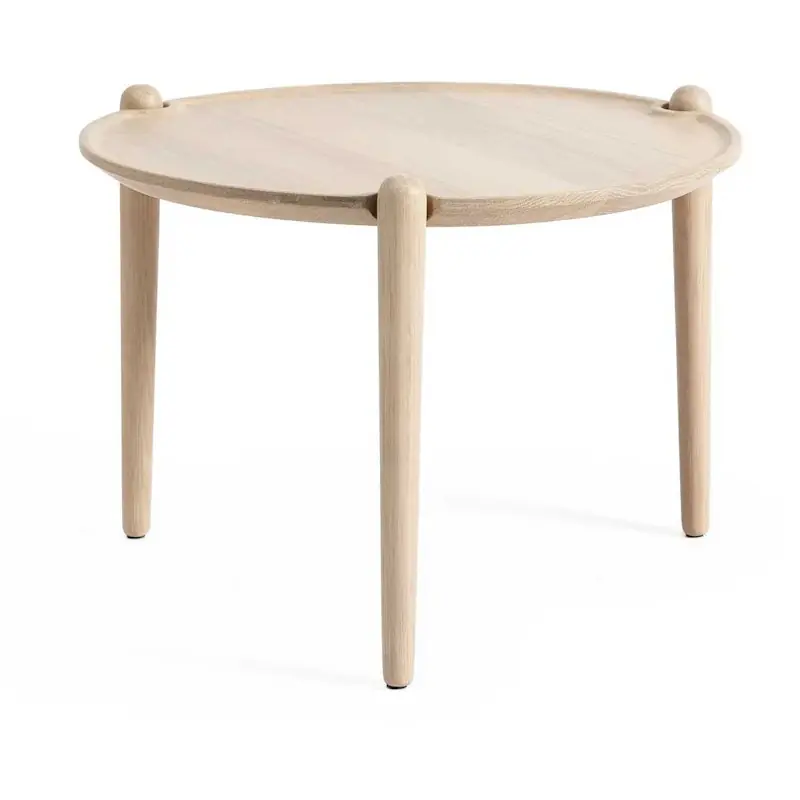 Expressleverans Aria Soffbord Ø50 Låg, Ljus Ek