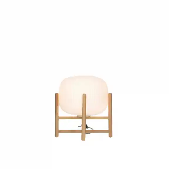 Vinda Bordslampa Stor Opalglas/Trä Reapris