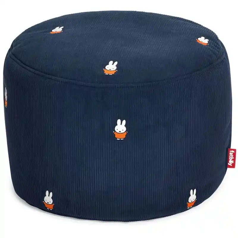 Snabb frakt Point Recycled Cord x Miffy Sittpuff, Deep Blue