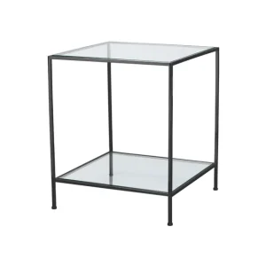 Fleur sidobord svart krom Lågt pris