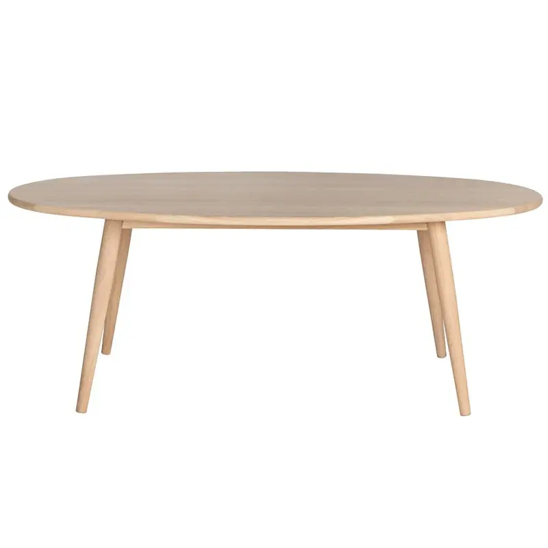 Sänkt pris Symphony 08 Soffbord Ø120 cm, Vitoljad Ek