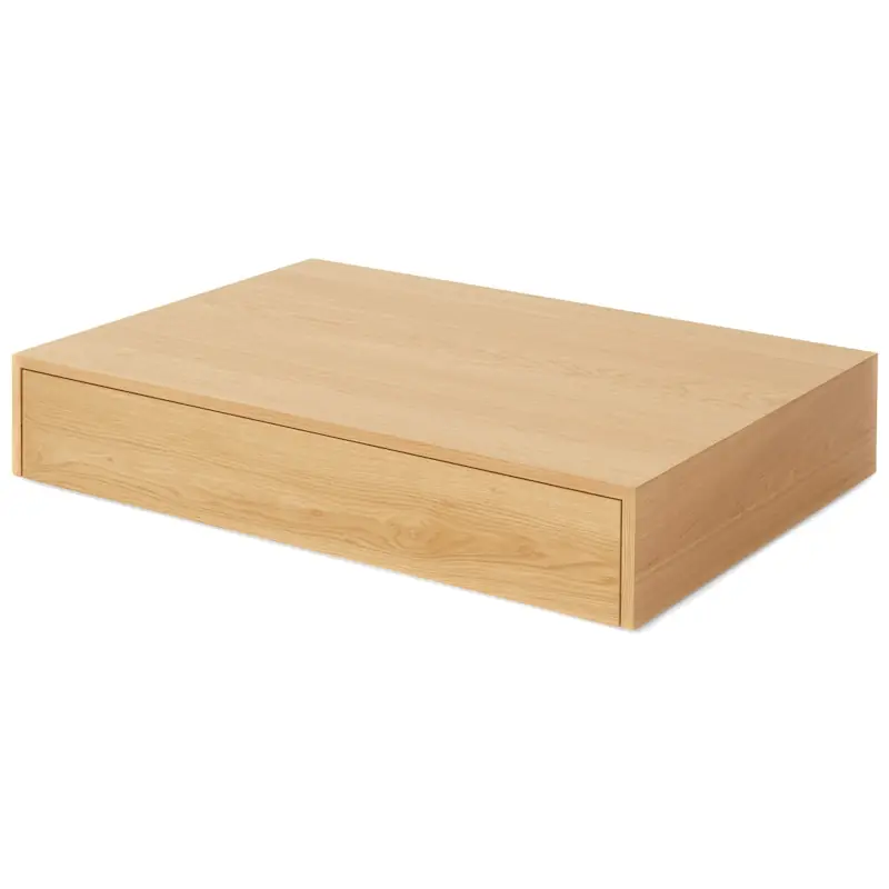 Rabatt Mass Soffbord Bred Med Låda, Ek