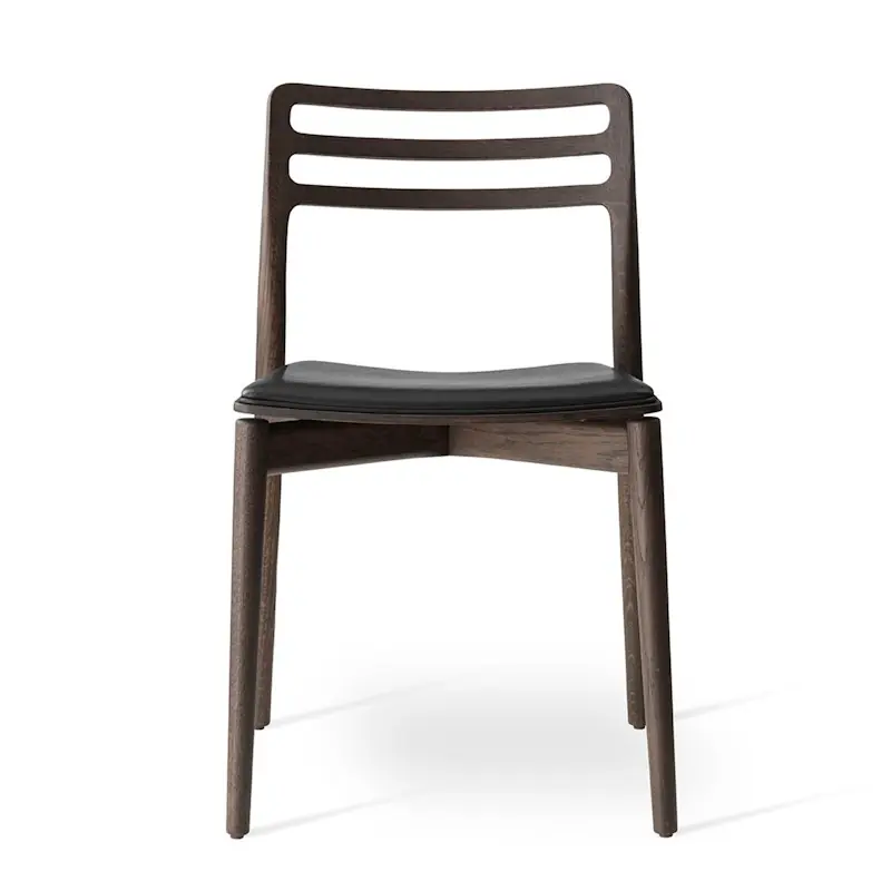Sista chansen 481 Cabin Stol Läder, Mörk Ek / Svart