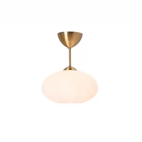 Begränsad tid Bullo Pendlad Plafond Mässing/Opalglas IP21