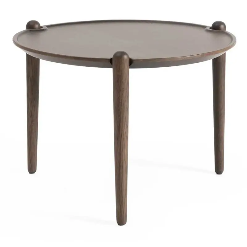 Aria Soffbord Ø50 Låg, Mörk Ek Beställ nu