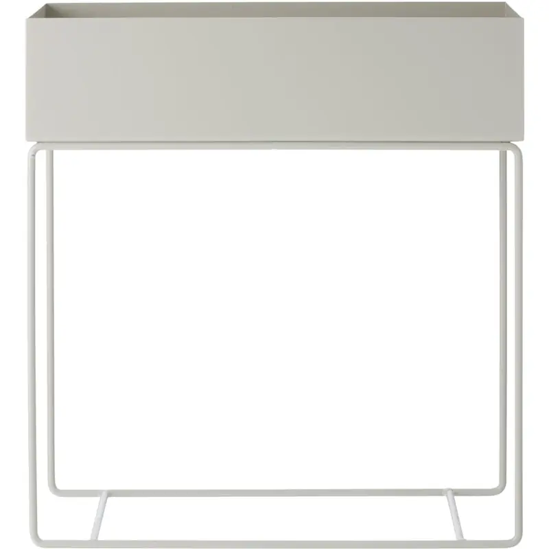 Fri frakt Plant Box Blomlåda 60x65 cm, Ljusgrå