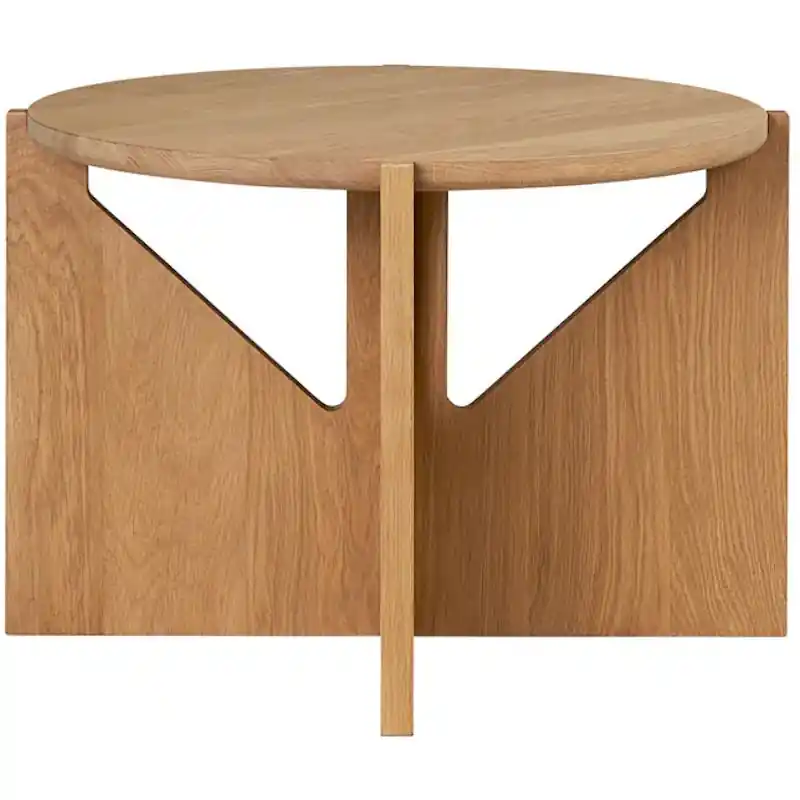 Fynd Simple Soffbord 52 cm, Varmlackerad Ek