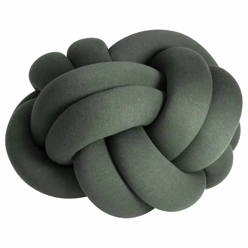 Knot XL Sittpuff, Forest green Extra rabatt
