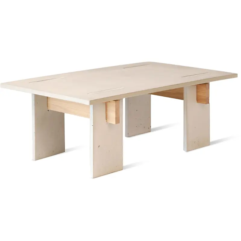 Arnold Soffbord 65x110 cm, Ljus Betong Expressleverans