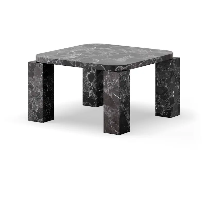 Populär Atlas Soffbord 60x60 cm, Costa Black