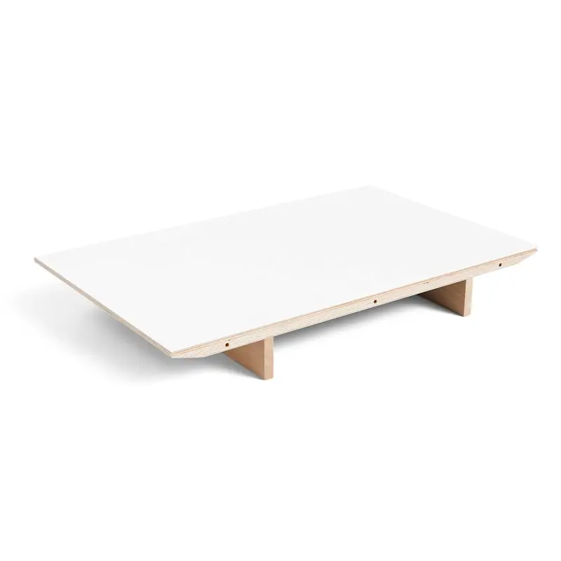 Begränsad tid CPH 30 Bordsskiva Leaf 50x90 cm, Vattenbaserad Lackad Ek/Vit Laminat
