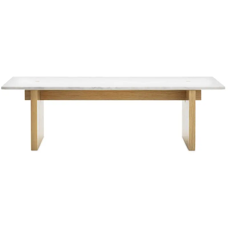 Solid Soffbord, Vit Marmor Fri frakt