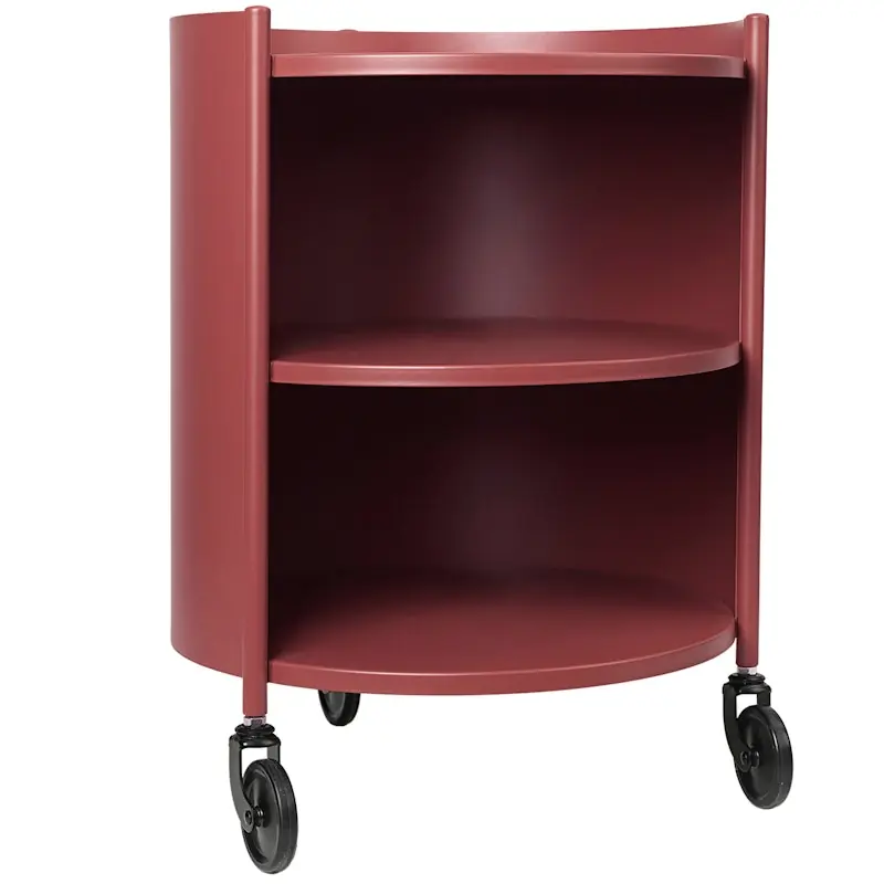 Fri frakt Eve Sidobord, Mahogany Red