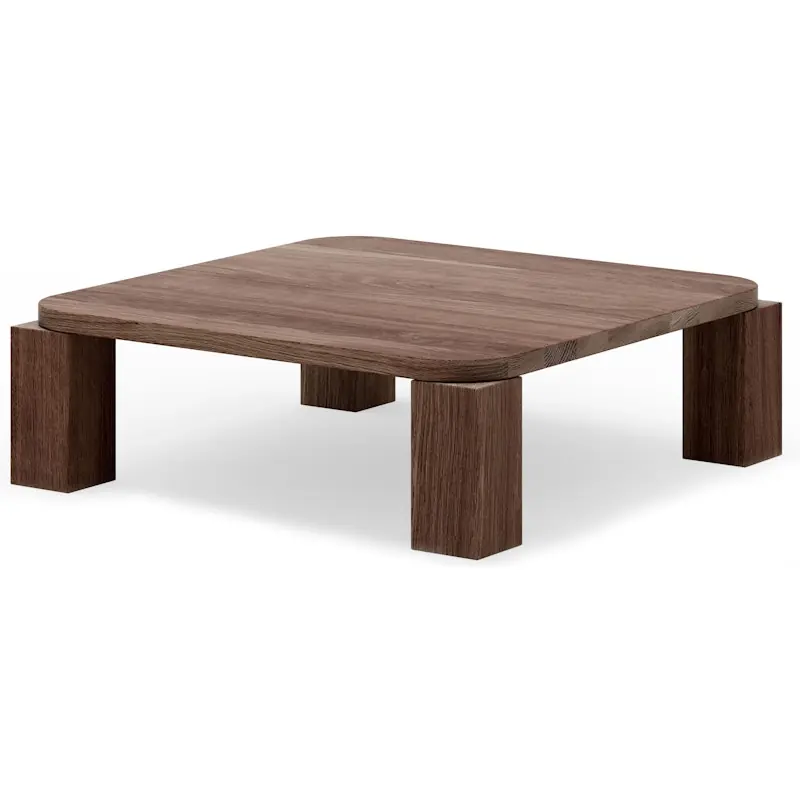 Atlas Coffee Table, Fumed Oak 820x820 Rea
