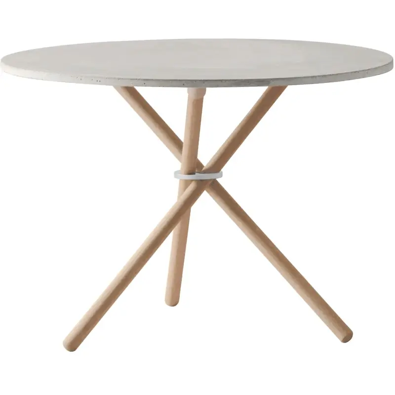 Reapris Daphne Soffbord 65 cm, Ljus Betong / Ljus Ek