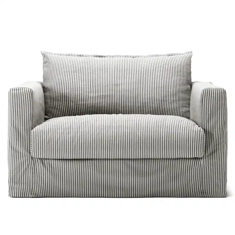 Klädsel Till Le Grand Air Nou Love Seat Linne, Ash Stripe Rabatter
