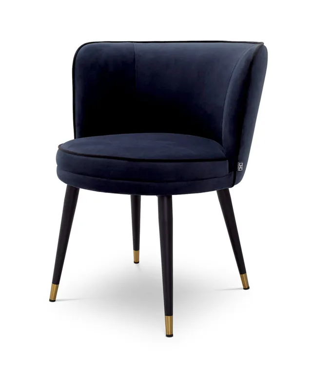 Fynd Grenada matstol savona midnight blue velvet