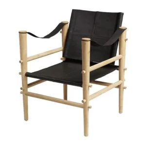Noble karmstol svart Premium