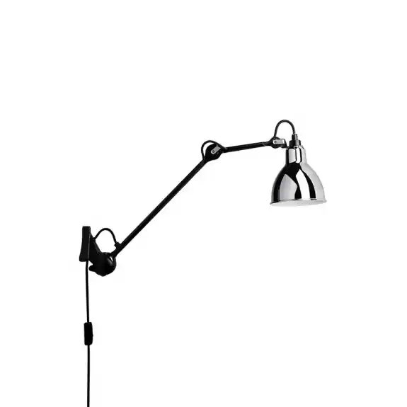 Begränsad tid Lampe Gras N°222 Vägglampa Svart/Krom