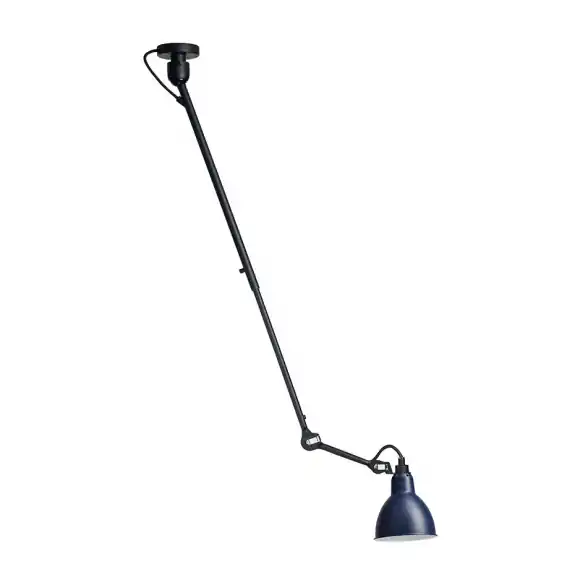 Beställ idag Lampe Gras N°302 Taklampa Svart/Blå
