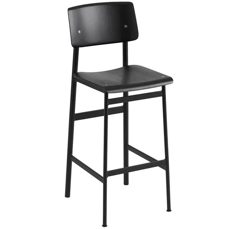 Nyhet Loft Barstol Svart, 75 cm