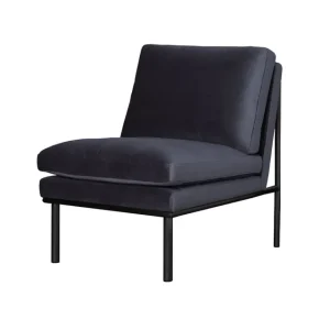 April loungefåtölj black pearl/svart Rea