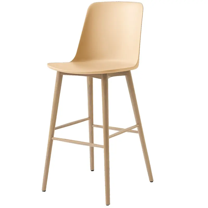 Rely HW133 Högt Ryggstöd 75 cm, Lackerad Ek / Beige Sand Erbjudandepris