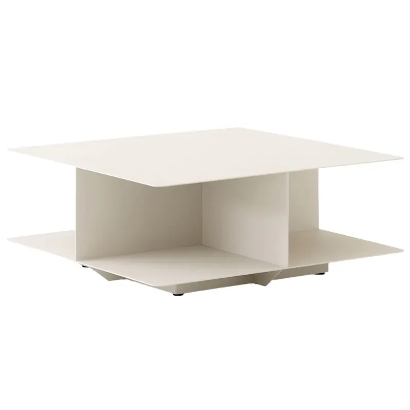 Develius EV3 Soffbord 89x89 cm, Ivory Endast idag