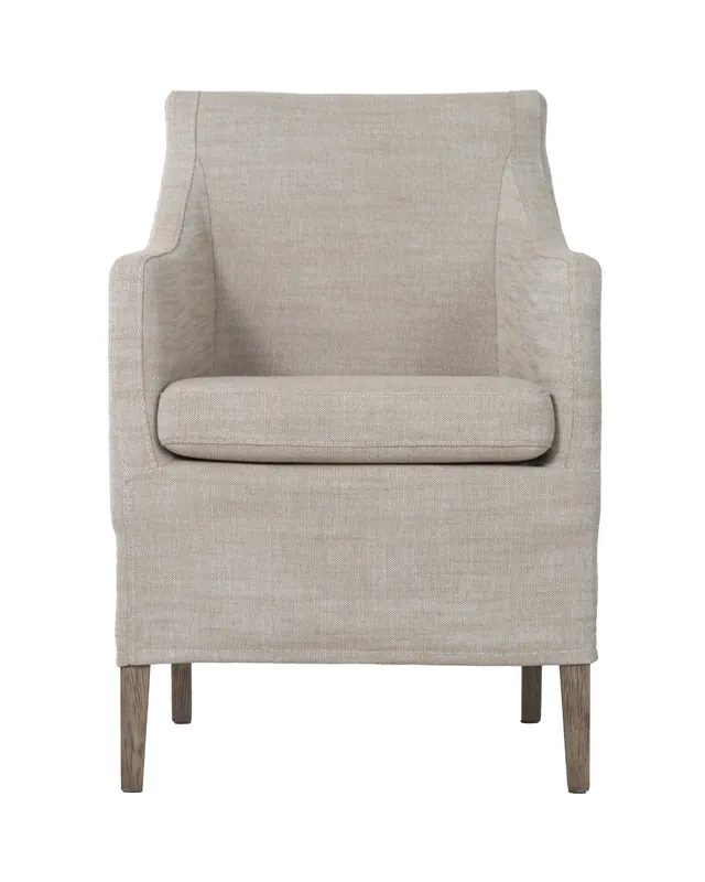 Avignon karmstol sophie linen pearl grey Billigare