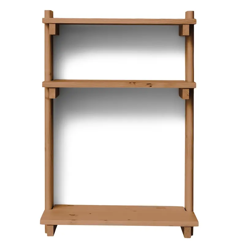 Utförsäljning Beam Vägghylla / Skrivbord, Deep Brown