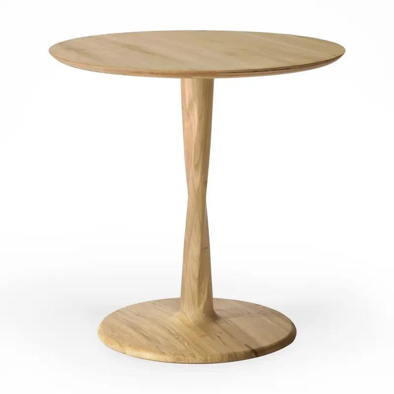 Torsion Bord Ø70x69 cm, Ek Snabb leverans