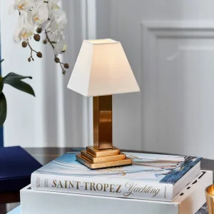 Begränsad tid Charles portabel bordslampa vintage mässing