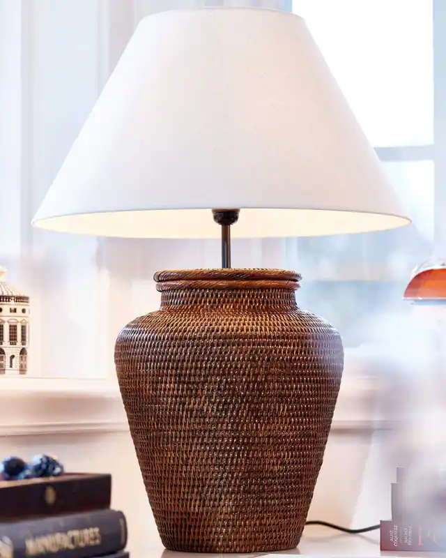 Cognac bordslampa rotting Premium