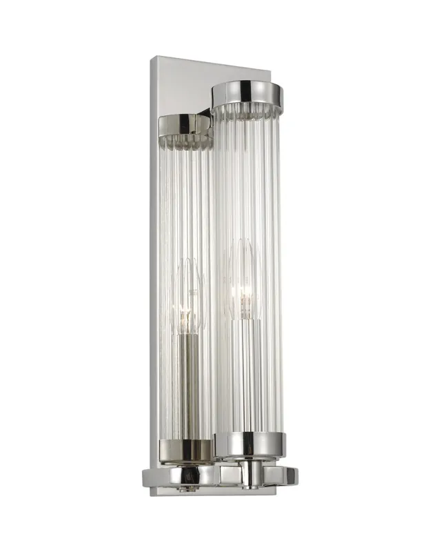 Demi vägglampa nickel Sista chansen
