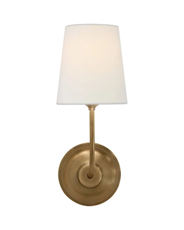 Vendome vägglampa antik mässing Trygg betalning