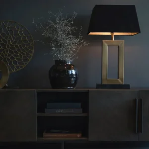 Arezzo bordslampa antik mässing Rabatt